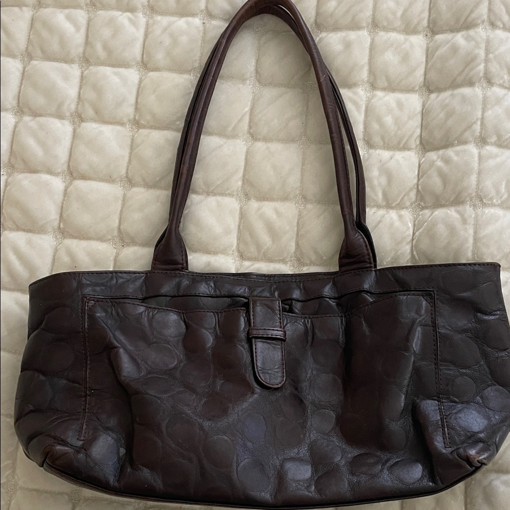 Women’s Dark Brown Leather Shoulder Bag